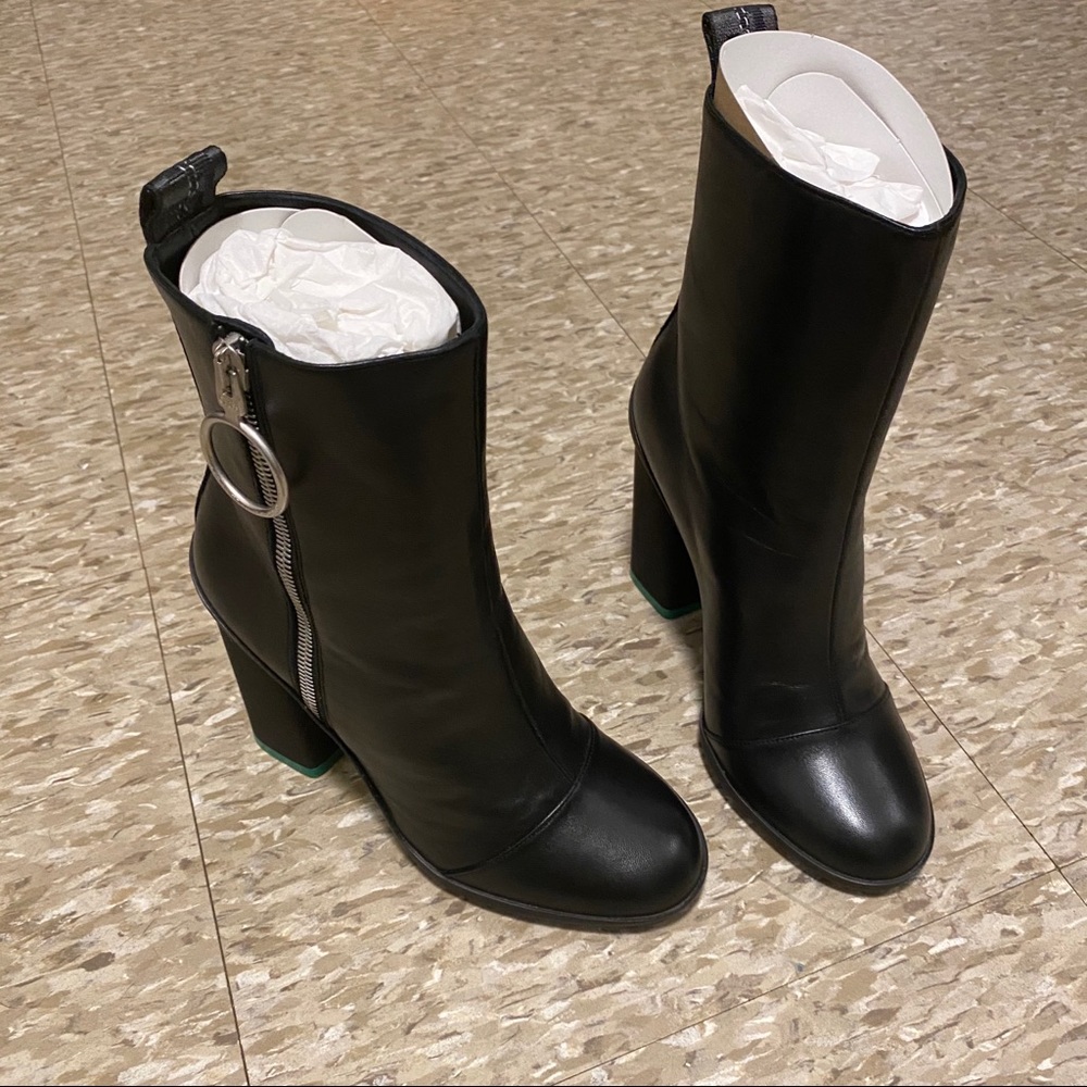 Off-White Chunky Black Ankle Boots (make offers)